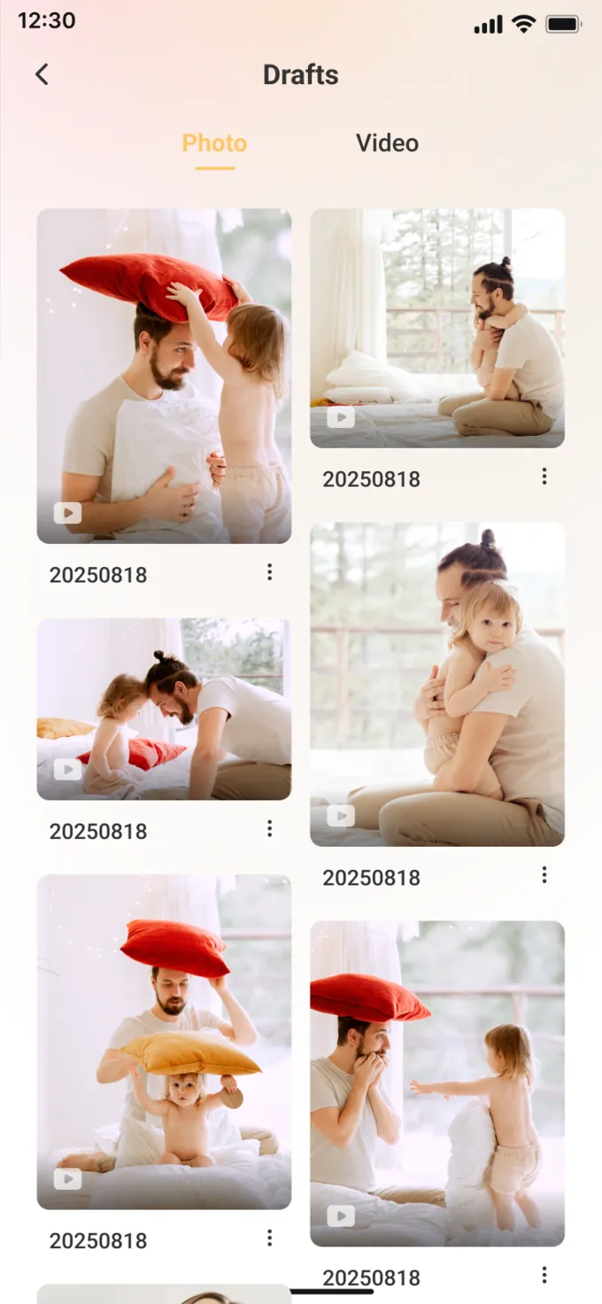 视频草稿